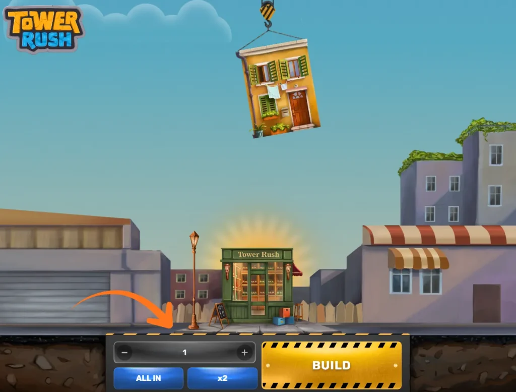 Tower Rush – začiatok hry