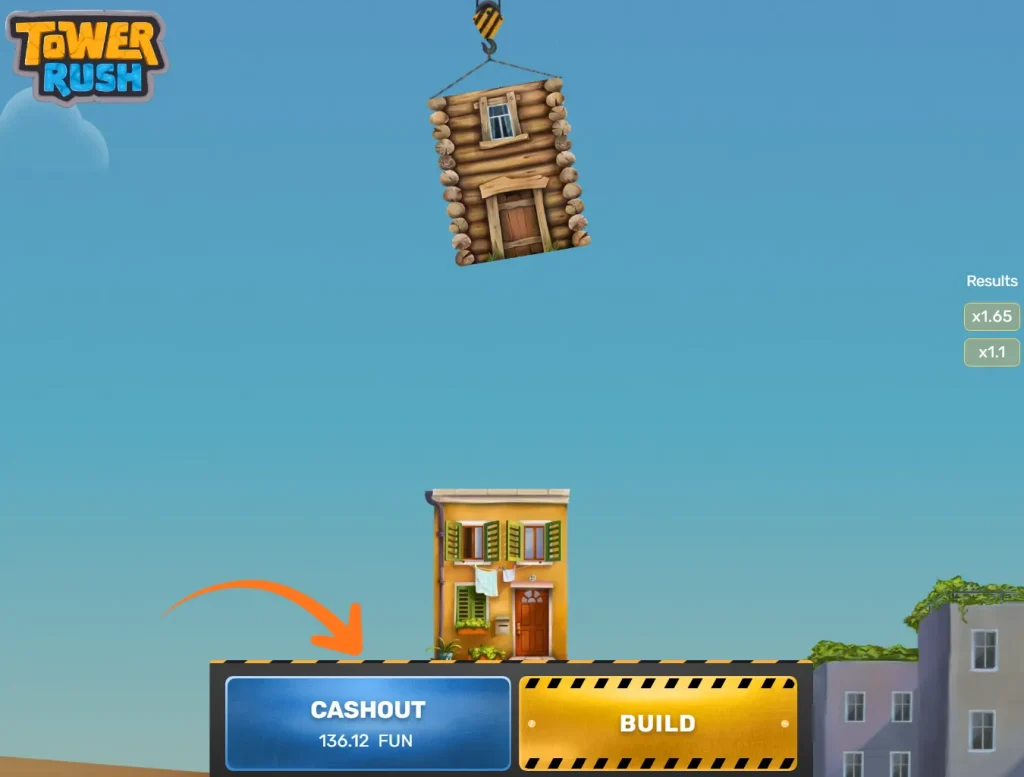 Tower Rush – vybrať výhru